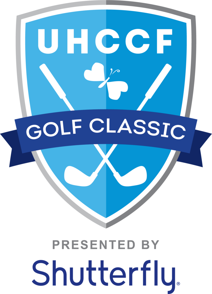 UHCCF Golf Classic Crest with Hope Butterfly. Presented by Shutterfly.